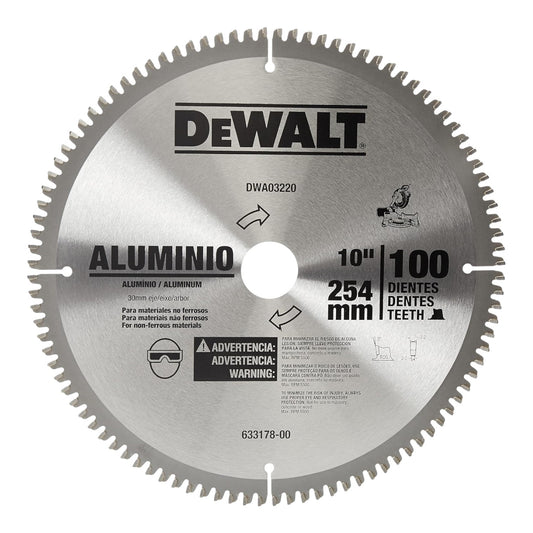 Disco para Aluminio 10" 100T